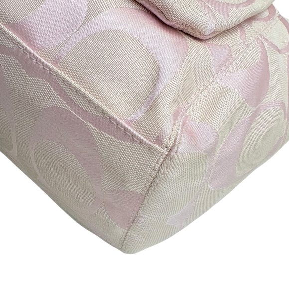 Coach F14659 Leah Signature pink Tote bag - Picture 11 of 15